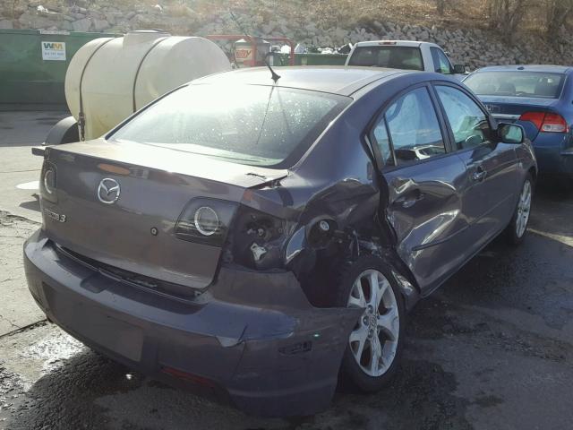 JM1BK32F381146176 - 2008 MAZDA 3 I BLACK photo 4