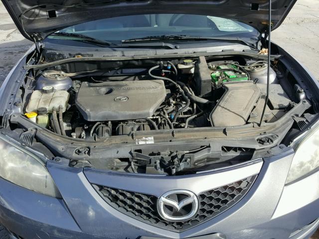 JM1BK32F381146176 - 2008 MAZDA 3 I BLACK photo 7