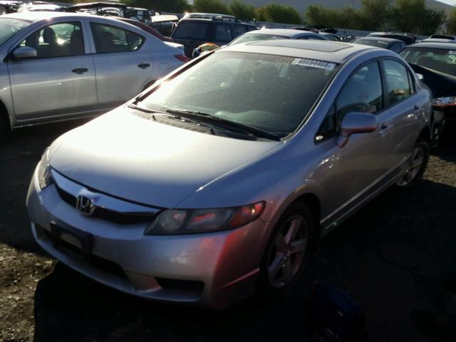 19XFA1F69AE009801 - 2010 HONDA CIVIC SILVER photo 2