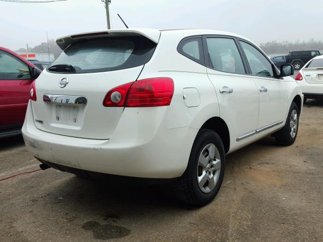 JN8AS5MTXCW252893 - 2012 NISSAN ROGUE S WHITE photo 4