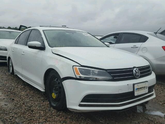 3VWD07AJ4FM256582 - 2015 VOLKSWAGEN JETTA SE WHITE photo 1