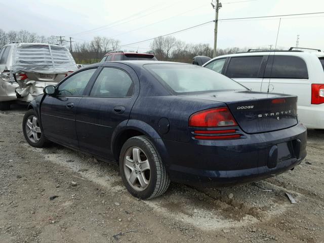 1B3AL46X83N593672 - 2003 DODGE STRATUS SE BLUE photo 3