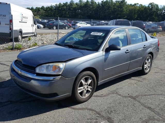 1G1ZT548X5F198594 - 2005 CHEVROLET MALIBU LS ნაცრისფერი ფოტო 2