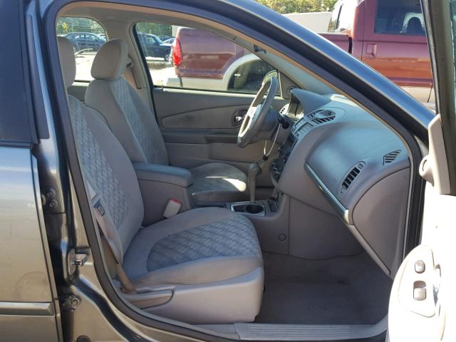 1G1ZT548X5F198594 - 2005 CHEVROLET MALIBU LS ნაცრისფერი ფოტო 5