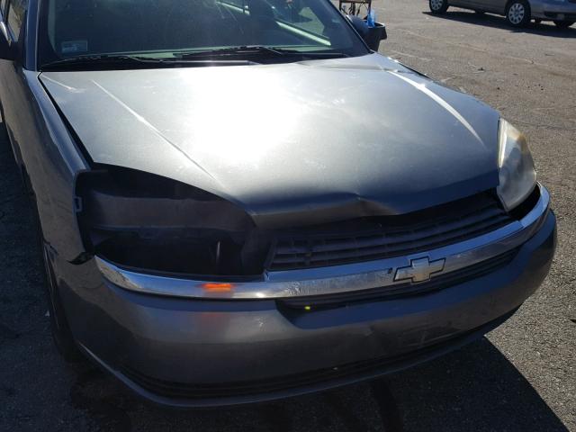 1G1ZT548X5F198594 - 2005 CHEVROLET MALIBU LS ნაცრისფერი ფოტო 9