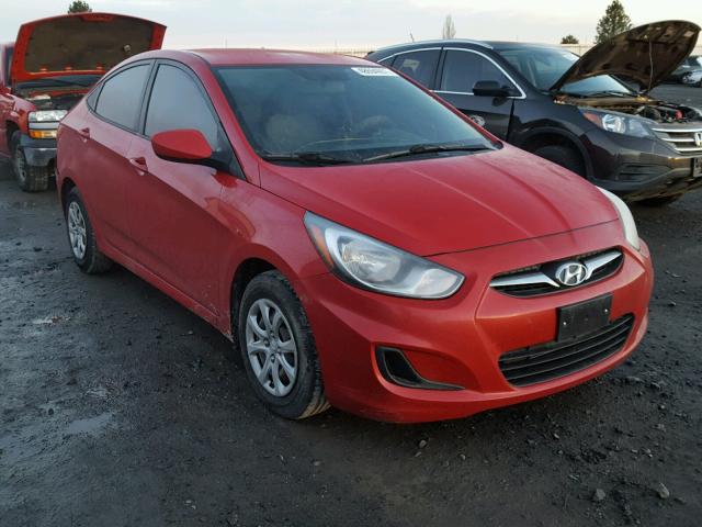 KMHCT4AE5CU233533 - 2012 HYUNDAI ACCENT GLS RED photo 1