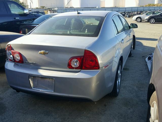 1G1ZC5EB6AF116381 - 2010 CHEVROLET MALIBU 1LT 银色 照片 4