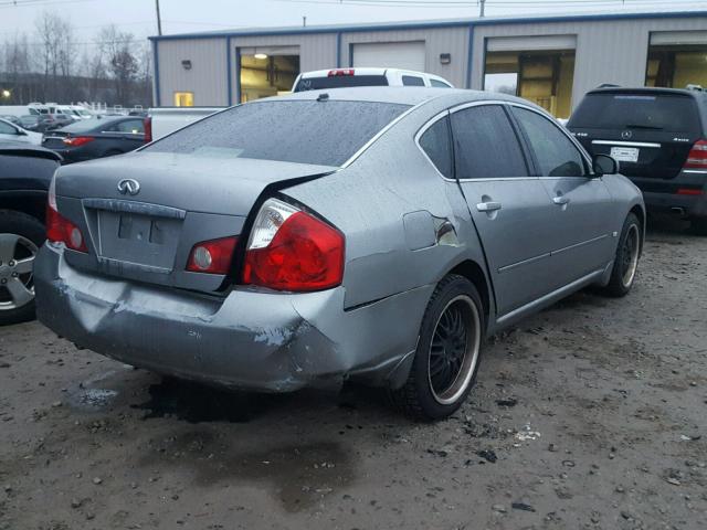 JNKAY01F06M259233 - 2006 INFINITI M35 BASE SILVER photo 4