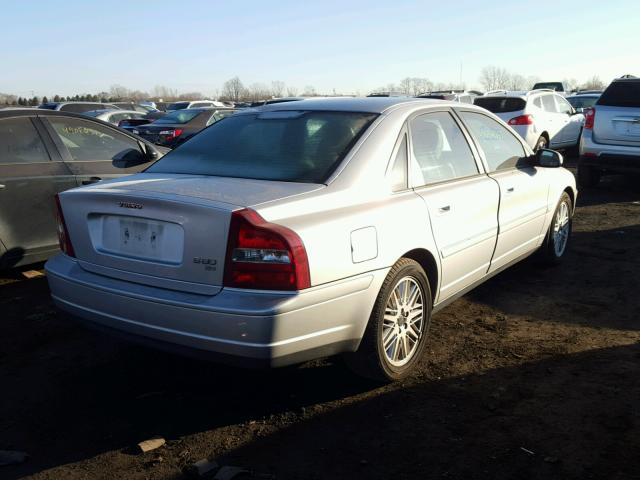 YV1TS92D021278528 - 2002 VOLVO S80 SILVER photo 4