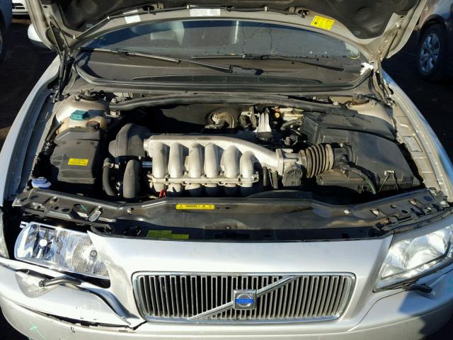 YV1TS92D021278528 - 2002 VOLVO S80 SILVER photo 7