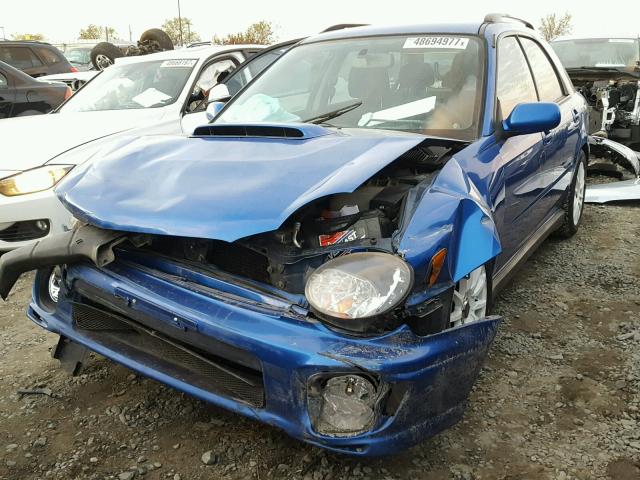 JF1GG29663G813986 - 2003 SUBARU IMPREZA WR BLUE photo 2