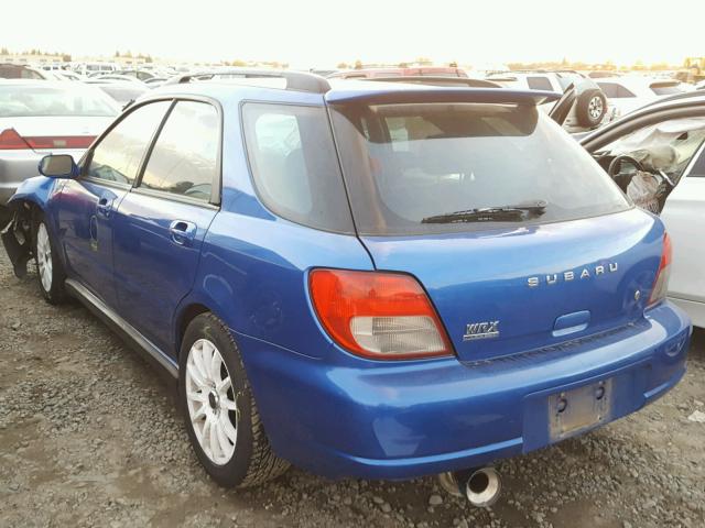 JF1GG29663G813986 - 2003 SUBARU IMPREZA WR BLUE photo 3