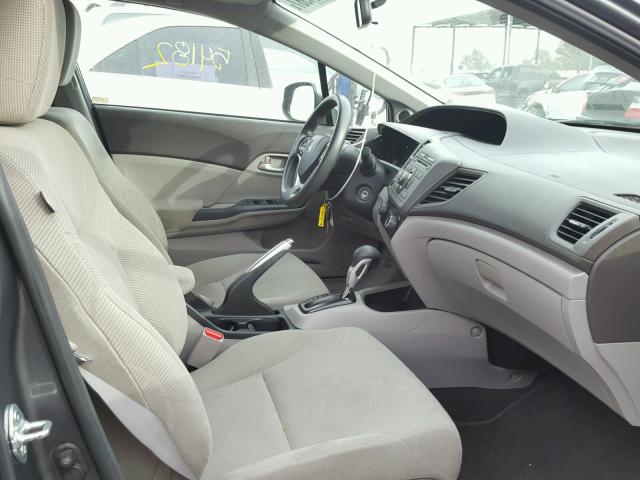 19XFB2F89CE304663 - 2012 HONDA CIVIC EX Сұр фото 5