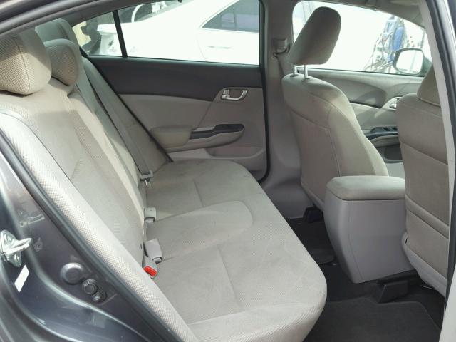 19XFB2F89CE304663 - 2012 HONDA CIVIC EX Сұр фото 6