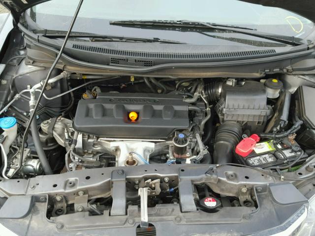 19XFB2F89CE304663 - 2012 HONDA CIVIC EX Сұр фото 7