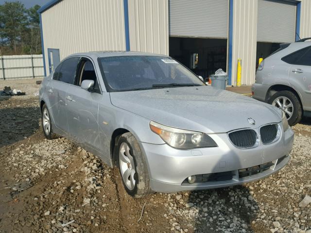 WBANE73556CM33552 - 2006 BMW 530 I SILVER photo 1