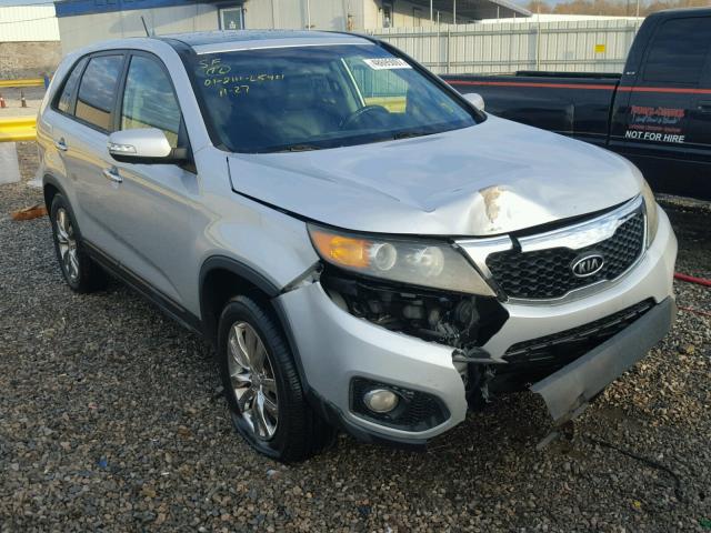 5XYKU4A24BG028479 - 2011 KIA SORENTO EX SILVER photo 1