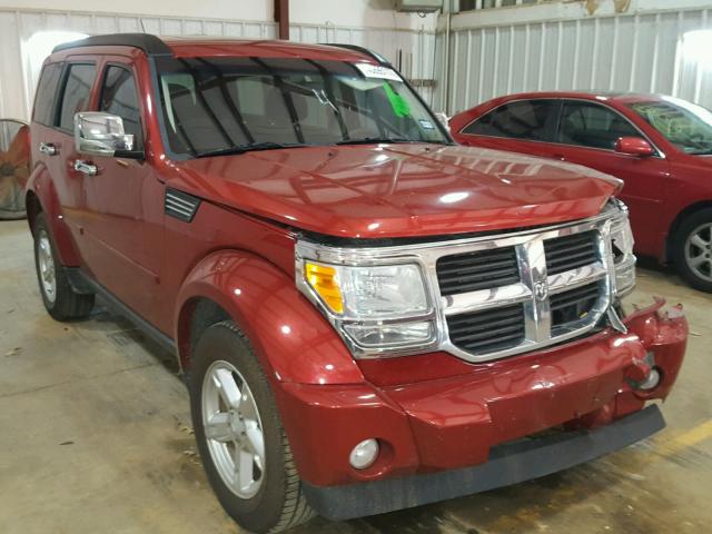 1D4PT2GK2AW142800 - 2010 DODGE NITRO SE MAROON photo 1