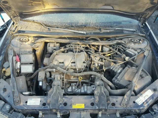 2G1WF55E919331993 - 2001 CHEVROLET IMPALA BLUE photo 7