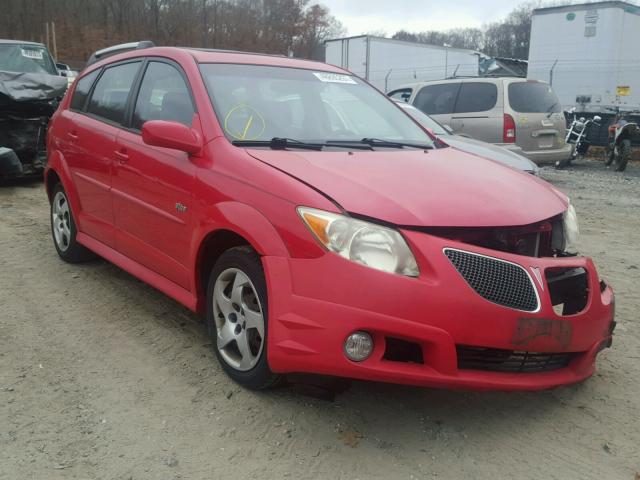 5Y2SL65846Z401671 - 2006 PONTIAC VIBE RED photo 1