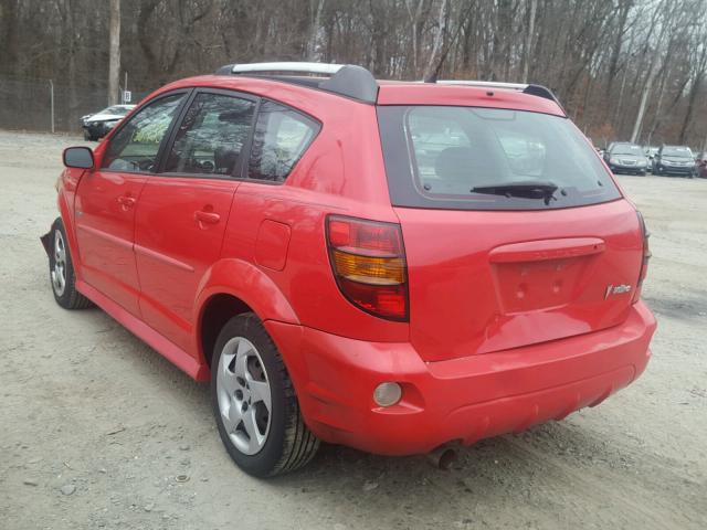 5Y2SL65846Z401671 - 2006 PONTIAC VIBE RED photo 3