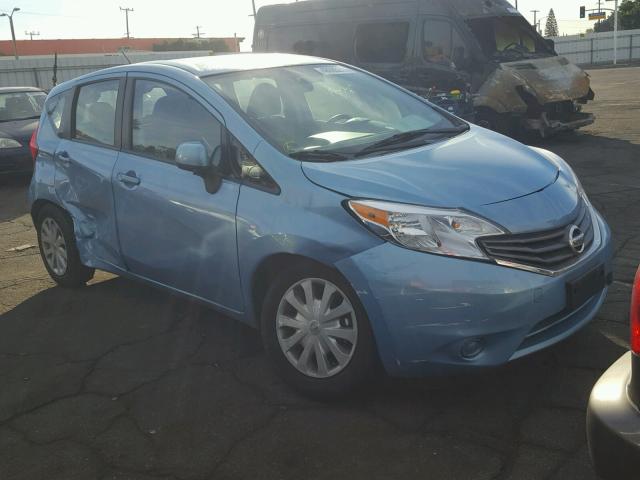 3N1CE2CP6EL367906 - 2014 NISSAN VERSA NOTE BLUE photo 1