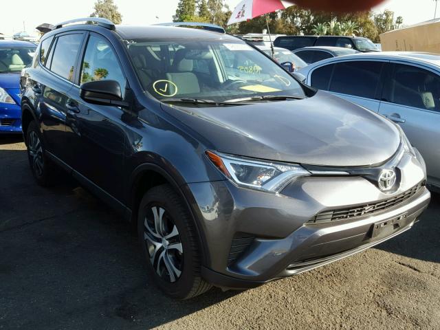 2T3ZFREV5GW261418 - 2016 TOYOTA RAV4 LE GRAY photo 1