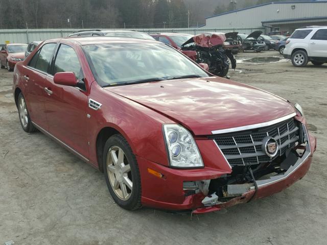 1G6DW67V480106177 - 2008 CADILLAC STS MAROON photo 1