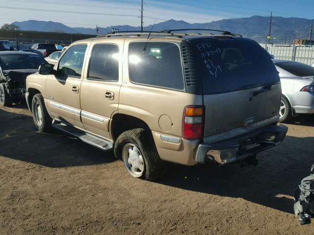 1GKEK13T41J210189 - 2001 GMC YUKON GOLD photo 3