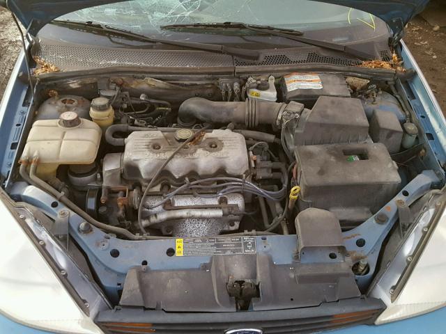 1FAFP33P0YW230720 - 2000 FORD FOCUS LX BLUE photo 7