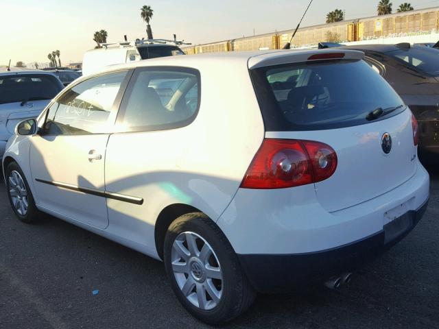 WVWAB71K59W115906 - 2009 VOLKSWAGEN RABBIT WHITE photo 3