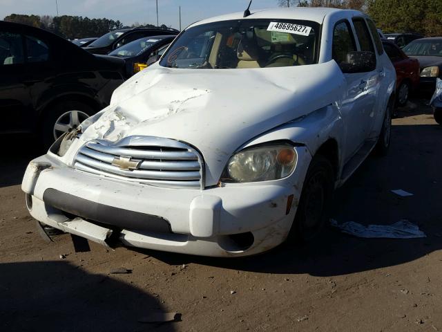 3GNCA13B49S570206 - 2009 CHEVROLET HHR LS WHITE photo 2