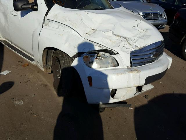 3GNCA13B49S570206 - 2009 CHEVROLET HHR LS WHITE photo 9