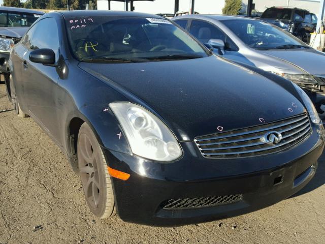 JNKCV54E66M718590 - 2006 INFINITI G35 BLACK photo 1