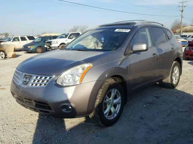 JN8AS58V39W443382 - 2009 NISSAN ROGUE S GRAY photo 2