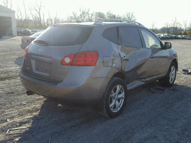 JN8AS58V39W443382 - 2009 NISSAN ROGUE S GRAY photo 4