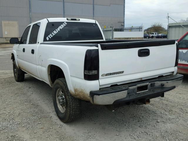 1GCHK23D06F176589 - 2006 CHEVROLET SILVERADO WHITE photo 3