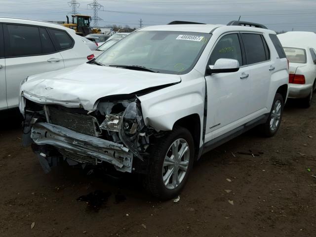 2GKALNEKXG6273956 - 2016 GMC TERRAIN SL WHITE photo 2