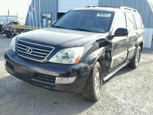 JTJBT20X680169277 - 2008 LEXUS GX 470 BLACK photo 2