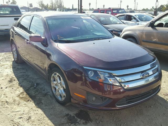 3FAHP0HA3BR179705 - 2011 FORD FUSION SE MAROON photo 1