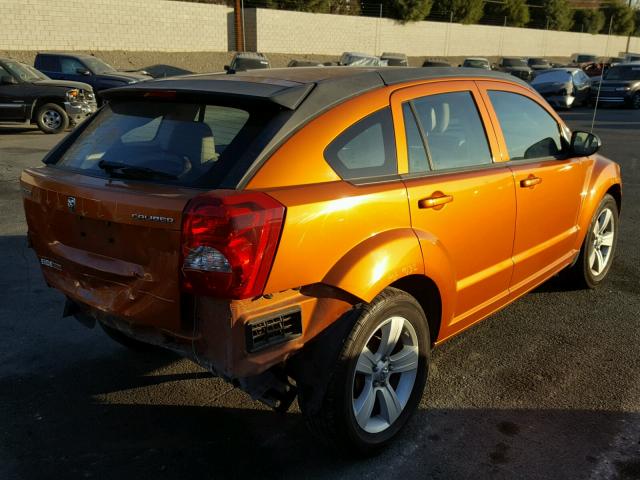 1B3CB3HA7BD261497 - 2011 DODGE CALIBER MA ORANGE photo 4