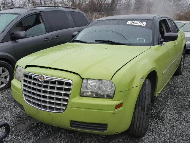 2C3KA43D49H614218 - 2009 CHRYSLER 300 LX GREEN photo 2