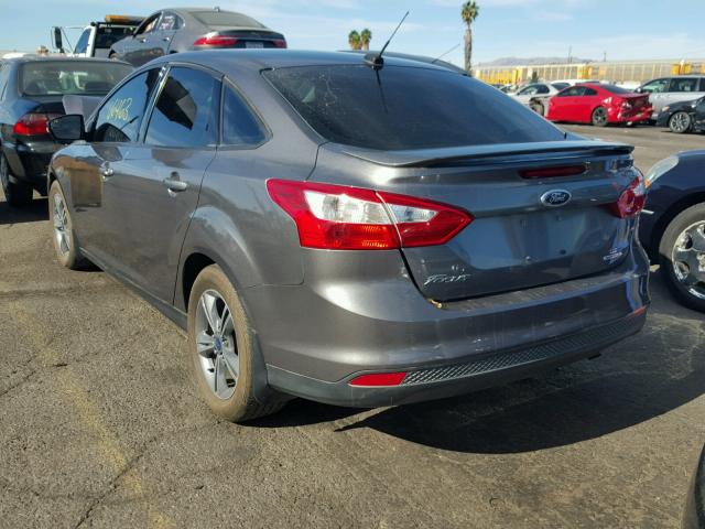 1FADP3F2XEL185581 - 2014 FORD FOCUS SE GRAY photo 3