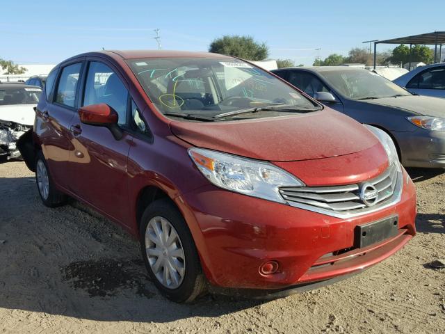 3N1CE2CP5FL437316 - 2015 NISSAN VERSA NOTE RED photo 1