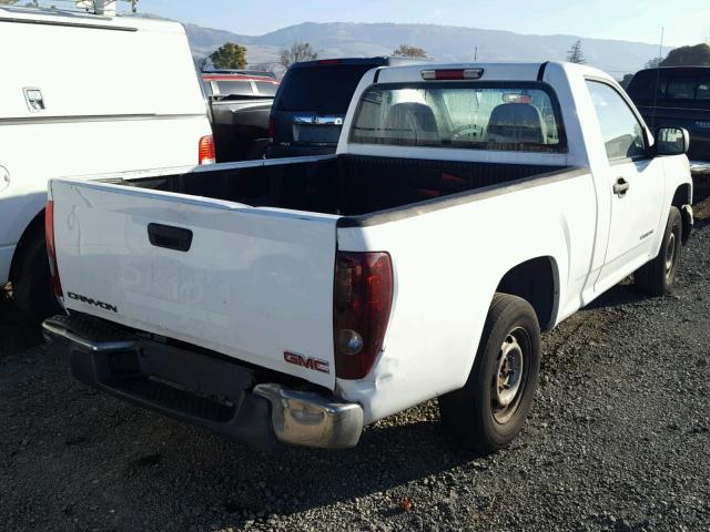 1GTCS148158148843 - 2005 GMC CANYON WHITE photo 4