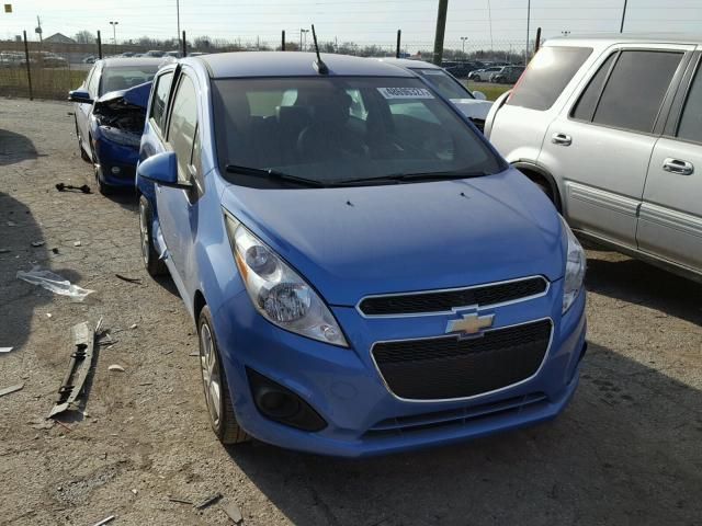 KL8CD6S97EC569894 - 2014 CHEVROLET SPARK 1LT BLUE photo 1