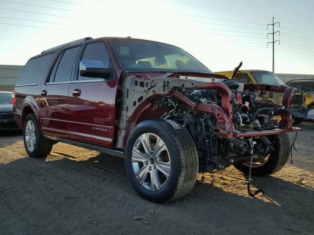 1FMJK1MT0FEF41906 - 2015 FORD EXPEDITION RED photo 1