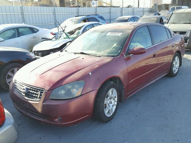 1N4AL11D45N443920 - 2005 NISSAN ALTIMA S BURGUNDY photo 2