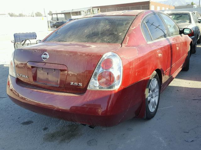 1N4AL11D45N443920 - 2005 NISSAN ALTIMA S BURGUNDY photo 4