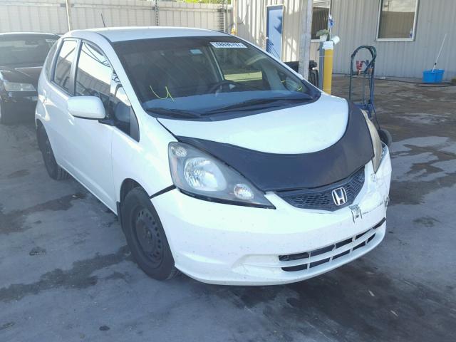 JHMGE8H39CS006173 - 2012 HONDA FIT WHITE photo 1